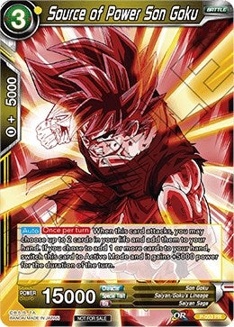 Image for Source of Power Son Goku (Promotion Cards) (P-053) - Dragon Ball Super: Masters