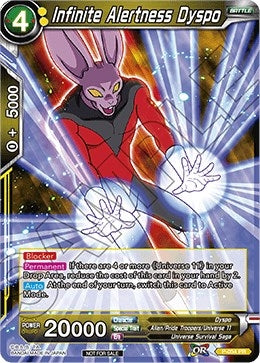 Image for Infinite Alertness Dyspo (Promotion Cards) (P-054) - Dragon Ball Super: Masters