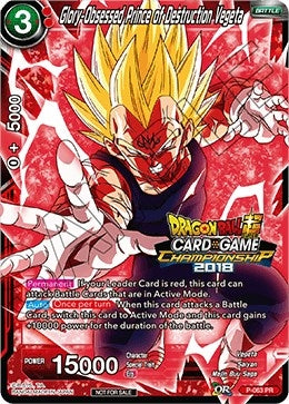 Image for Glory-Obsessed Prince of Destruction Vegeta (Tournament Promotion Cards) (P-063) - Dragon Ball Super: Masters