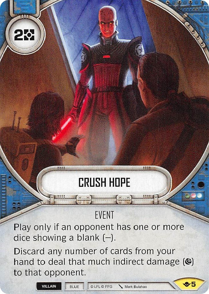 Image for Crush Hope (Way of the Force) (5) - Star Wars: Destiny