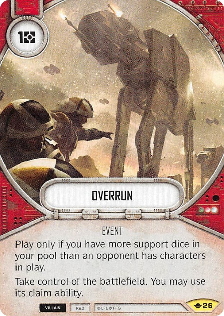 Image for Overrun (Way of the Force) (26) - Star Wars: Destiny