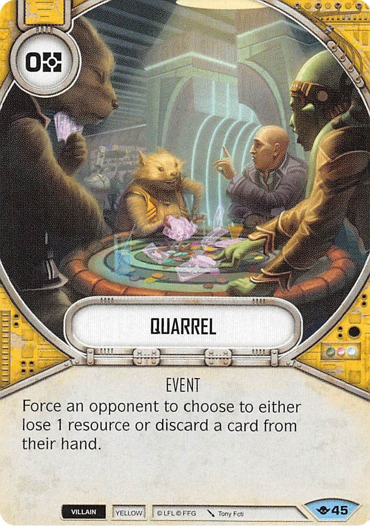 Image for Quarrel (Way of the Force) (45) - Star Wars: Destiny
