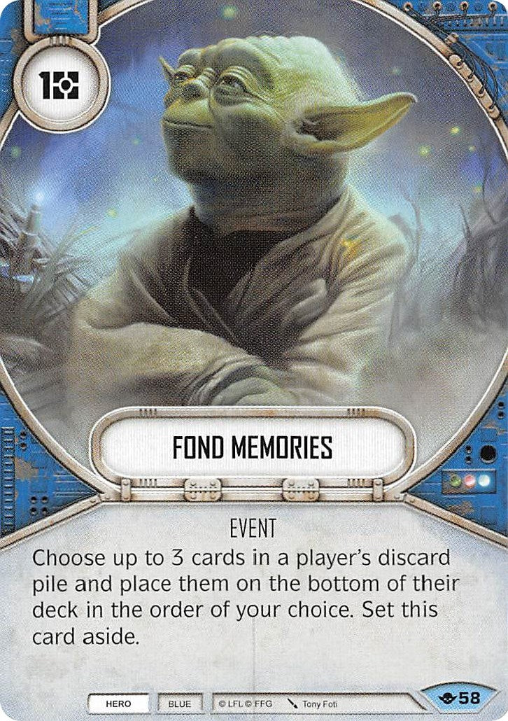 Image for Fond Memories (Way of the Force) (58) - Star Wars: Destiny