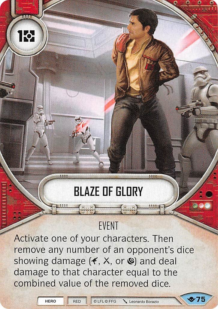 Image for Blaze of Glory (Way of the Force) (75) - Star Wars: Destiny