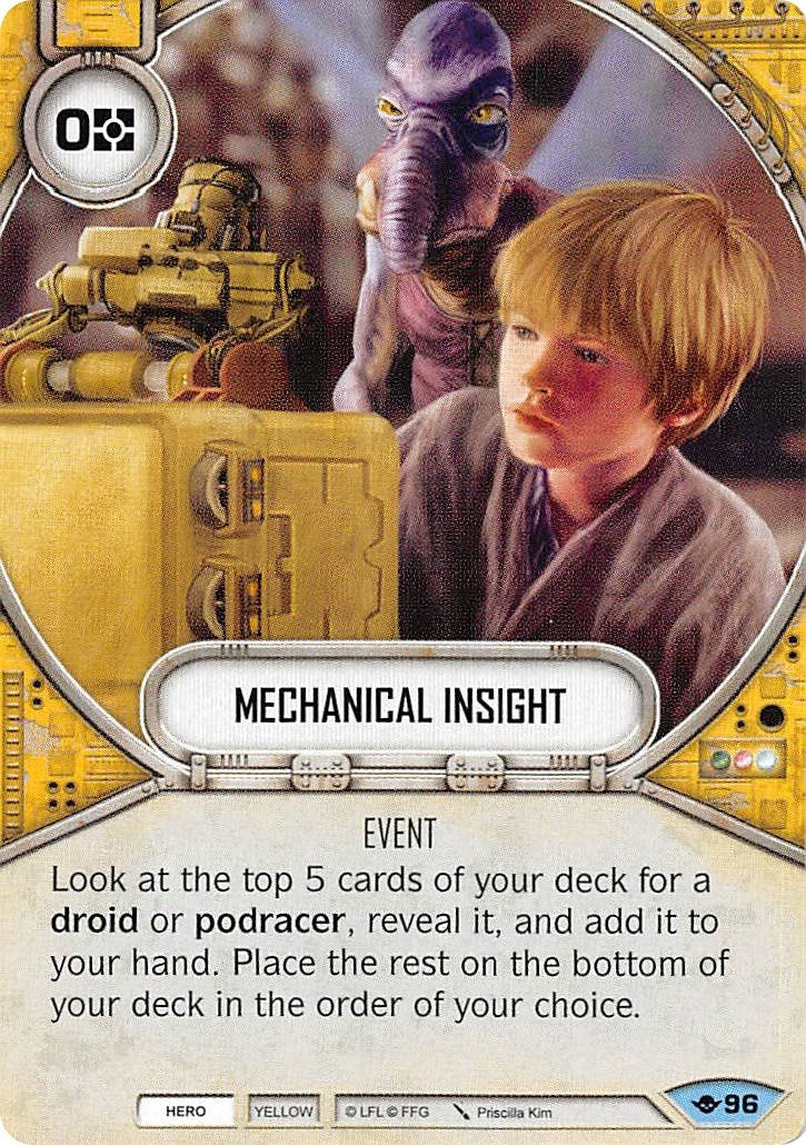 Image for Mechanical Insight (Way of the Force) (96) - Star Wars: Destiny