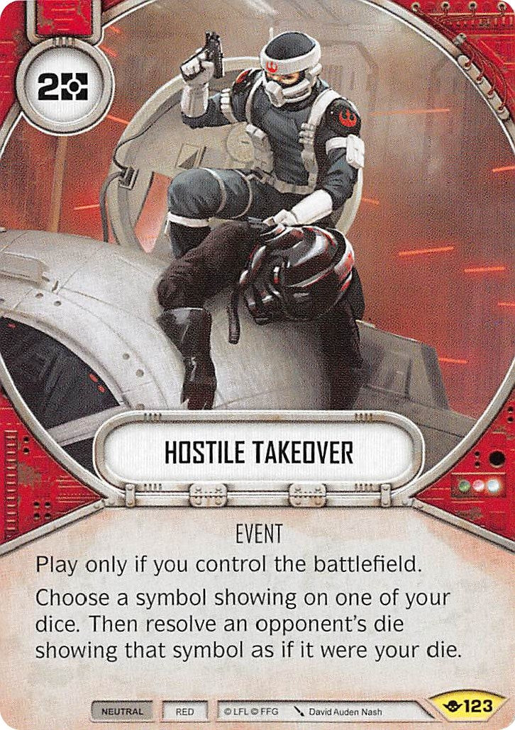 Image for Hostile Takeover (Way of the Force) (123) - Star Wars: Destiny