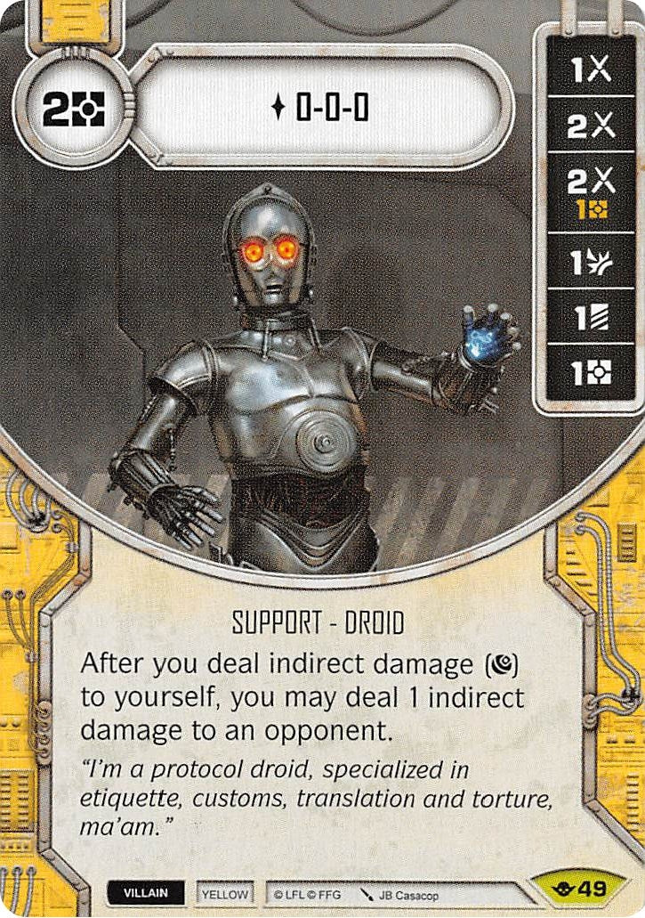 Image for 0-0-0 (Card Only) (Way of the Force) (49) - Star Wars: Destiny