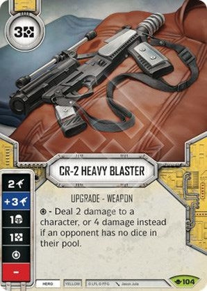 Image for CR-2 Heavy Blaster (Way of the Force) (104) - Star Wars: Destiny