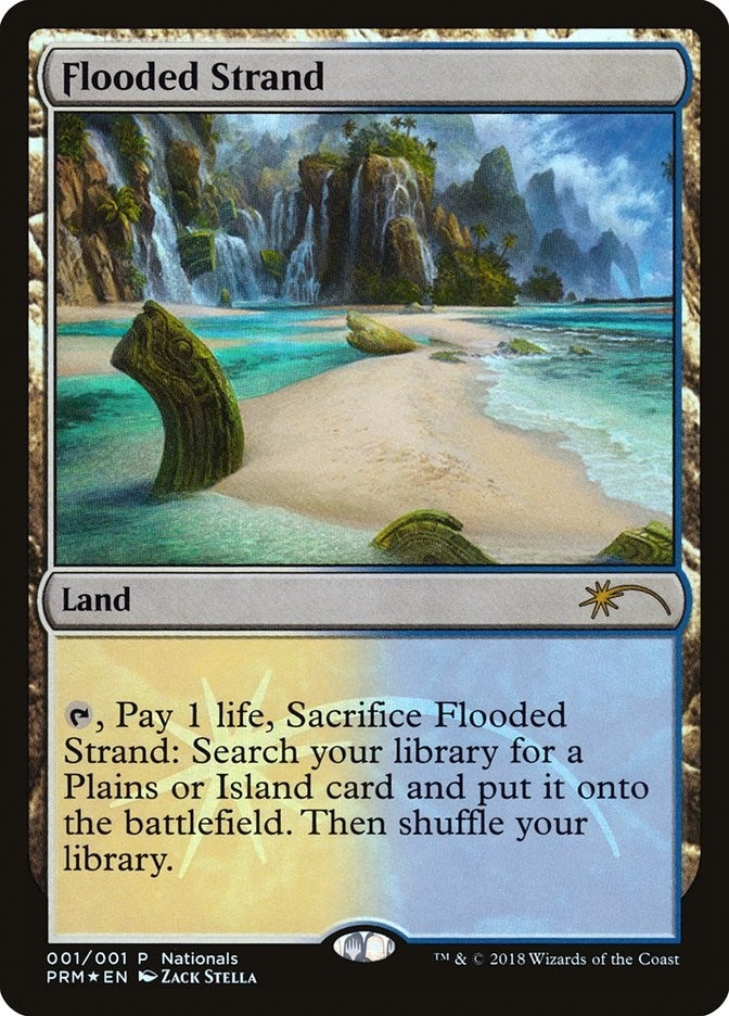 Image for Flooded Strand (Unique and Miscellaneous Promos) (1) - Magic: The Gathering