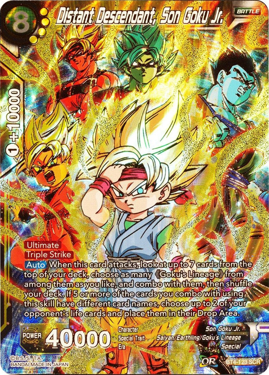 Image for Distant Descendant, Son Goku Jr. (Colossal Warfare) (BT4-123) - Dragon Ball Super: Masters