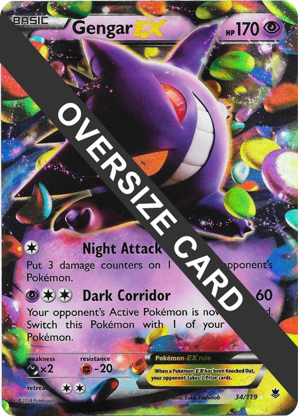 Image for Gengar EX (Jumbo Cards) (034/119) - Pokemon