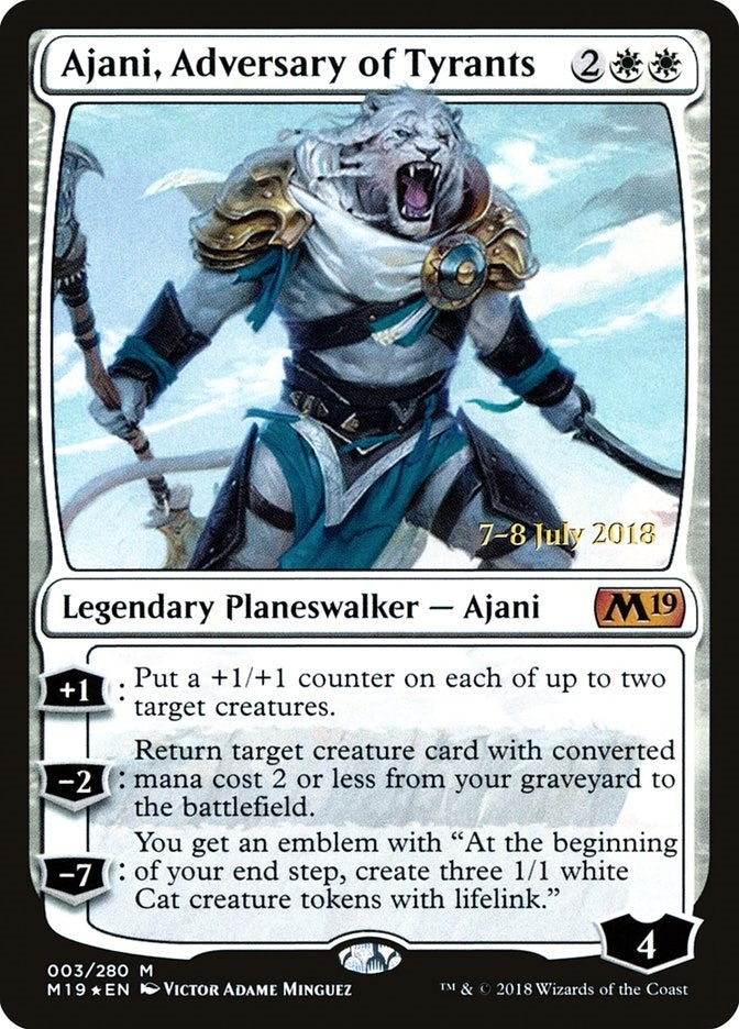 Image for Ajani, Adversary of Tyrants (Prerelease Cards) (3) - Magic: The Gathering