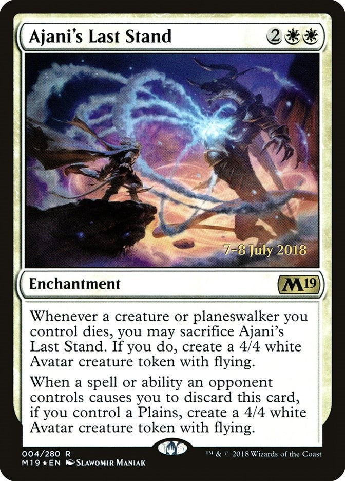 Image for Ajani's Last Stand (Prerelease Cards) (4) - Magic: The Gathering