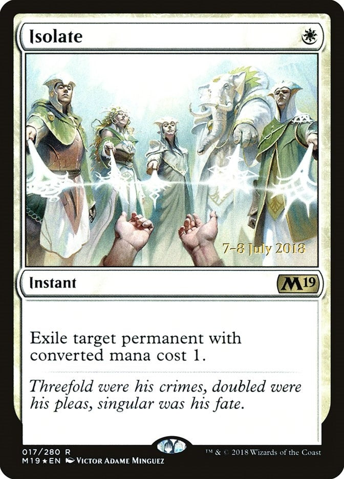 Image for Isolate (Prerelease Cards) (17) - Magic: The Gathering
