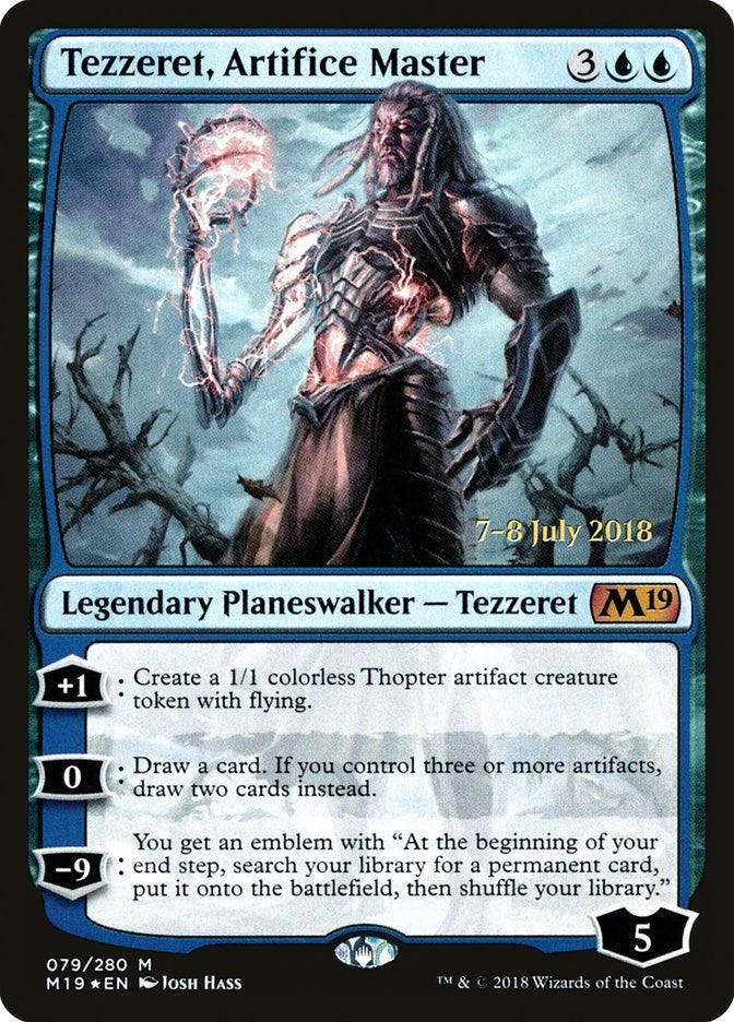 Image for Tezzeret, Artifice Master (Prerelease Cards) (79) - Magic: The Gathering