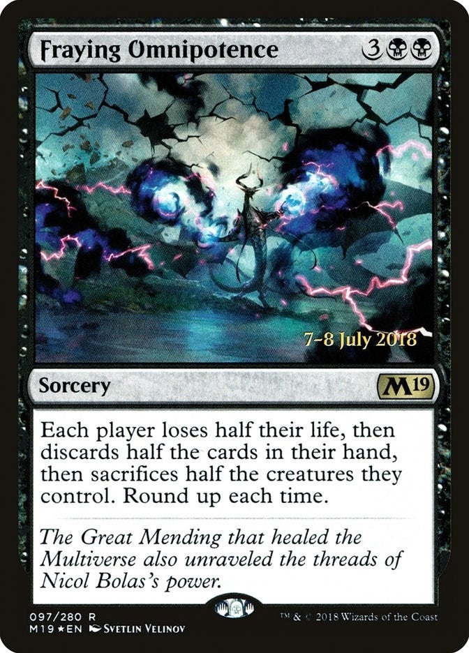 Image for Fraying Omnipotence (Prerelease Cards) (97) - Magic: The Gathering