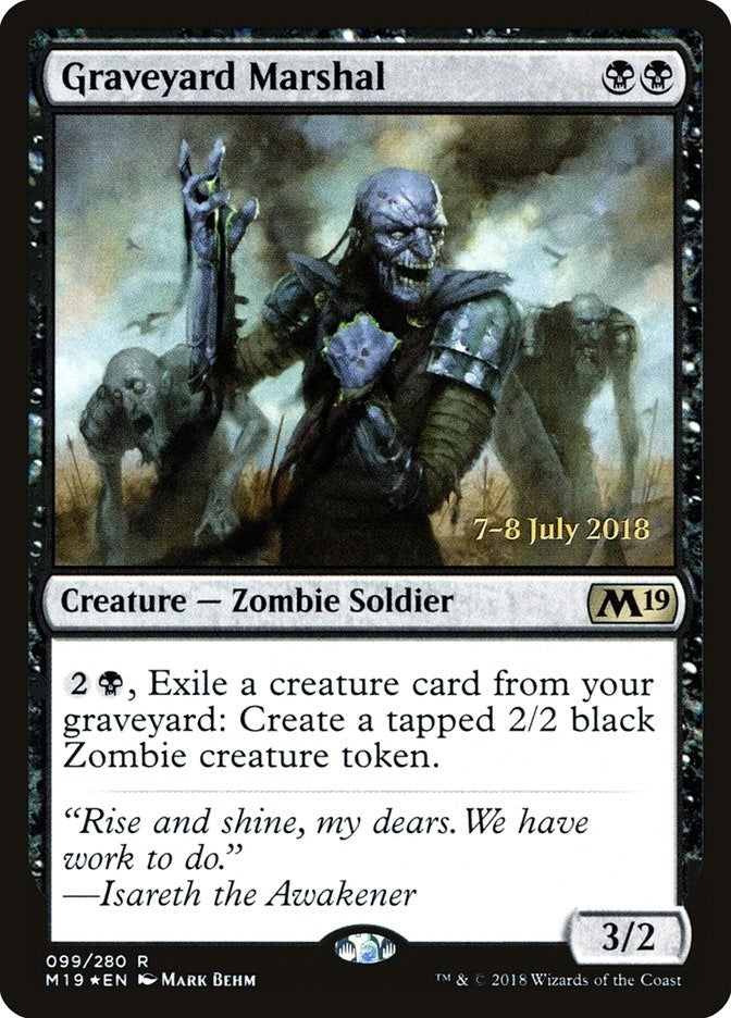 Image for Graveyard Marshal (Prerelease Cards) (99) - Magic: The Gathering