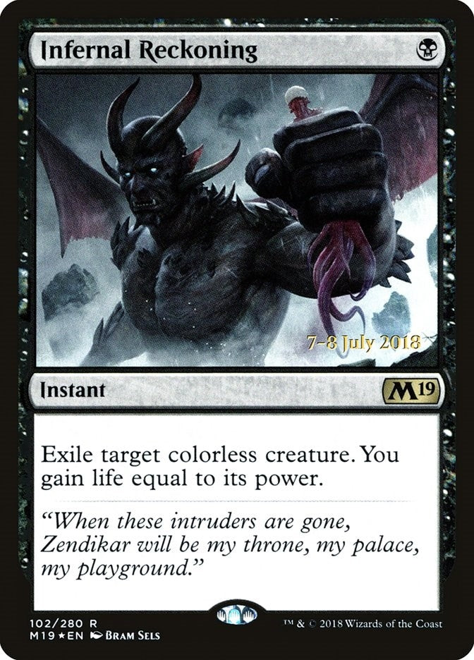 Image for Infernal Reckoning (Prerelease Cards) (102) - Magic: The Gathering
