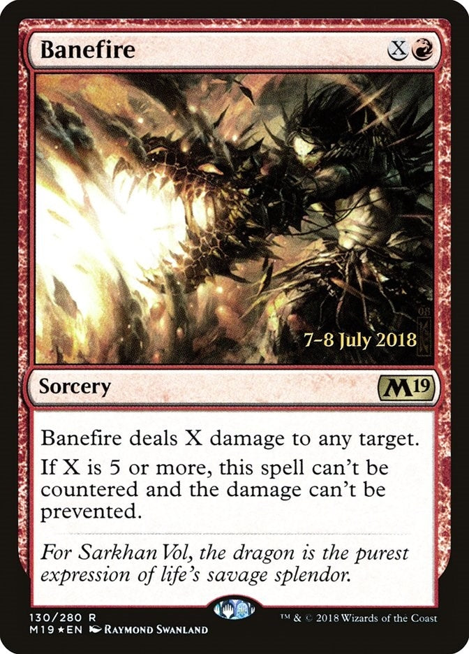 Image for Banefire (Prerelease Cards) (130) - Magic: The Gathering