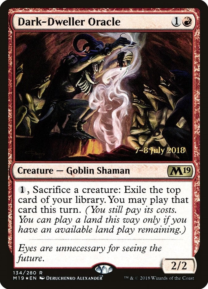 Image for Dark-Dweller Oracle (Prerelease Cards) (134) - Magic: The Gathering