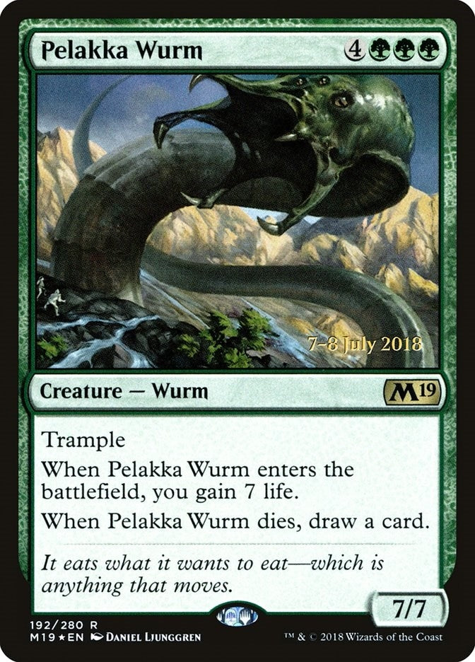 Image for Pelakka Wurm (Prerelease Cards) (192) - Magic: The Gathering