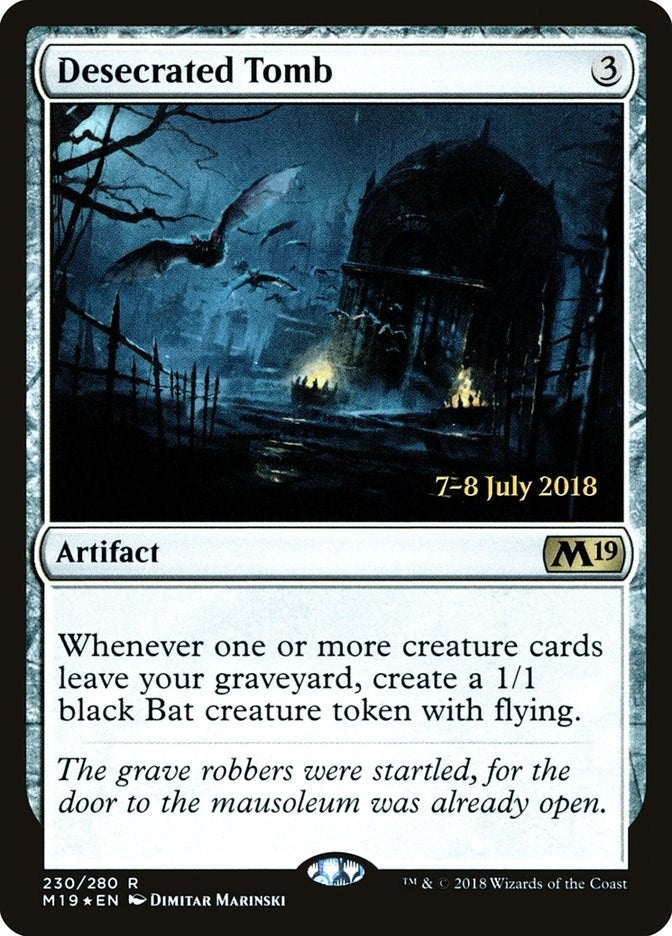 Image for Desecrated Tomb (Prerelease Cards) (230) - Magic: The Gathering