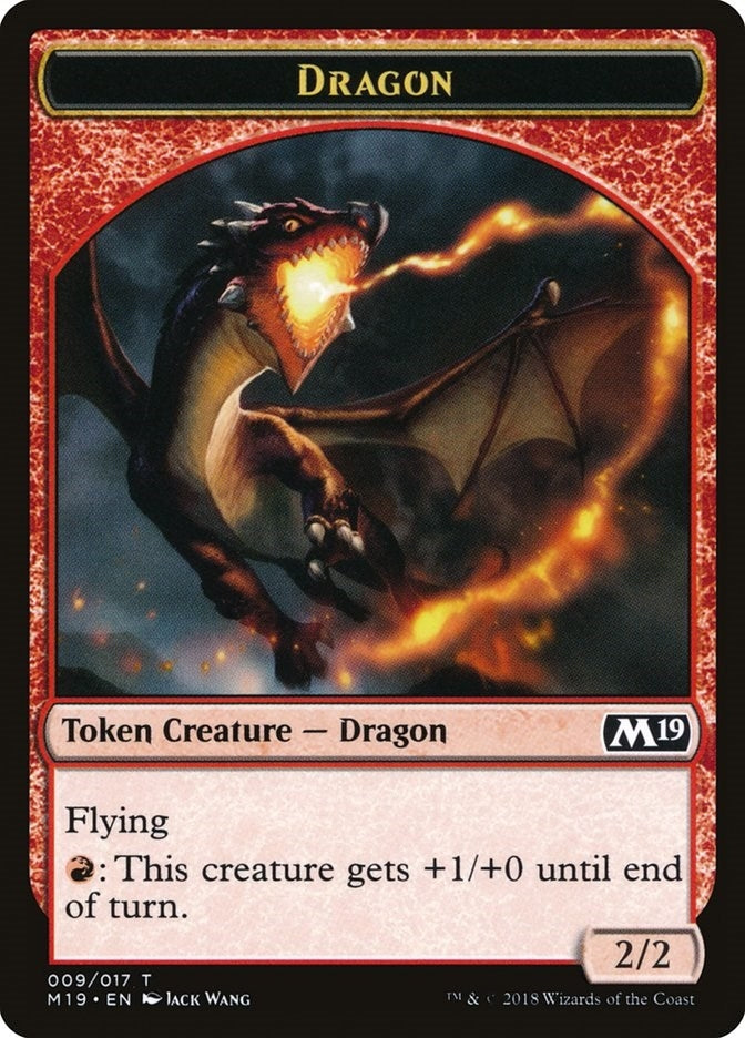 Image for Dragon Token (009) (Core Set 2019) (9) - Magic: The Gathering