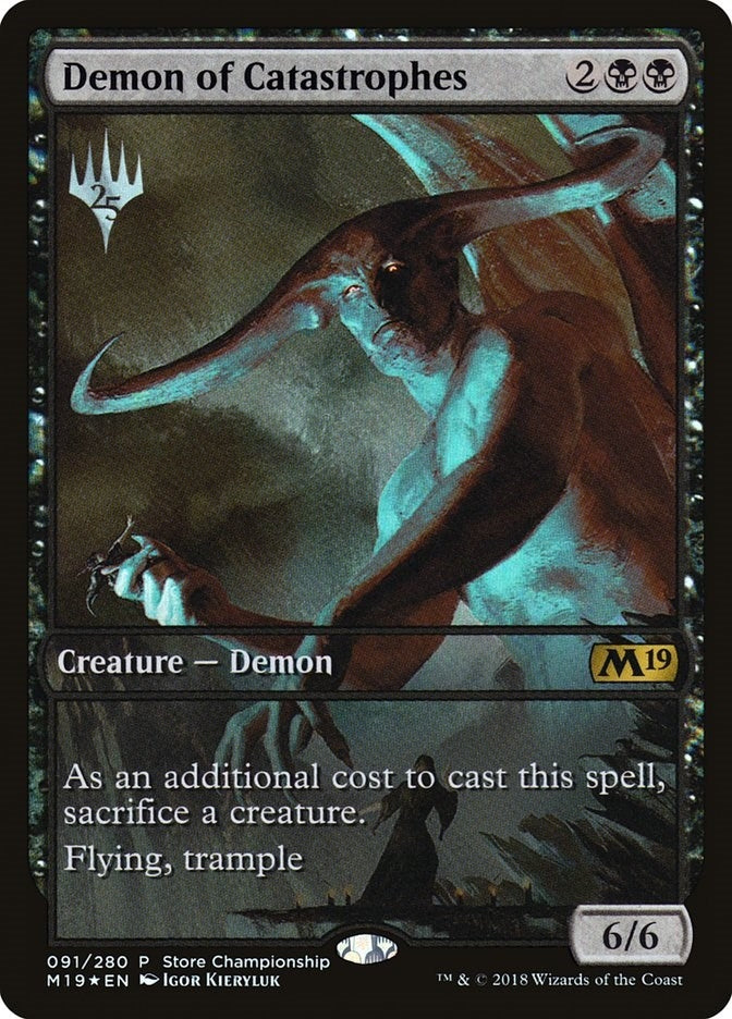 Image for Demon of Catastrophes (Game Day & Store Championship Promos) (91) - Magic: The Gathering