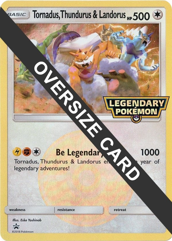 Image for Tornadus, Thundurus & Landorus (Forces of Nature Promo) (Jumbo Cards) - Pokemon