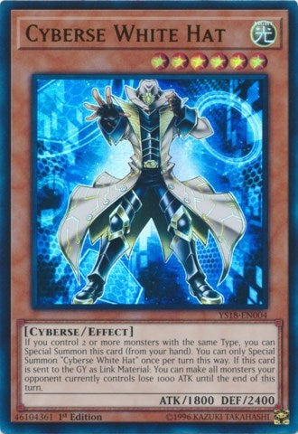 Image for Cyberse White Hat (Starter Deck: Codebreaker) (YS18-EN004) - YuGiOh