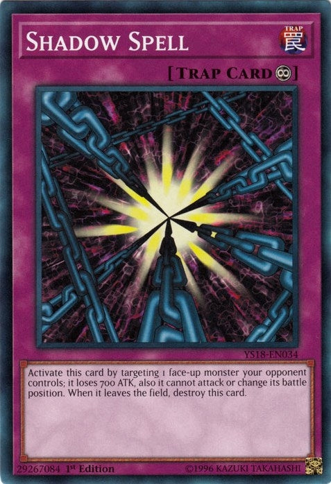Image for Shadow Spell (Starter Deck: Codebreaker) (YS18-EN034) - YuGiOh