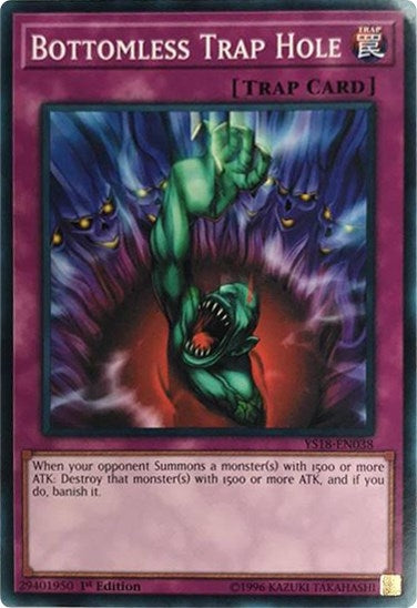 Image for Bottomless Trap Hole (Starter Deck: Codebreaker) (YS18-EN038) - YuGiOh