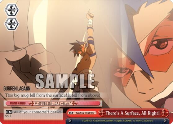 Image for There's A Surface, All Right! (Gurren Lagann) (GL/S52-TE20) - Weiss Schwarz