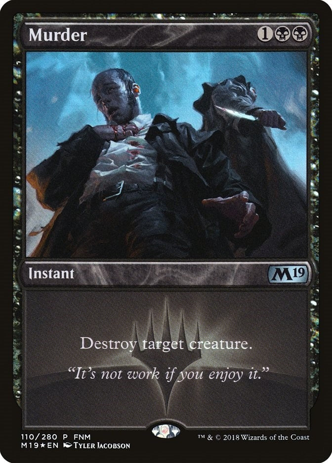Image for Murder (FNM Promos) (110) - Magic: The Gathering