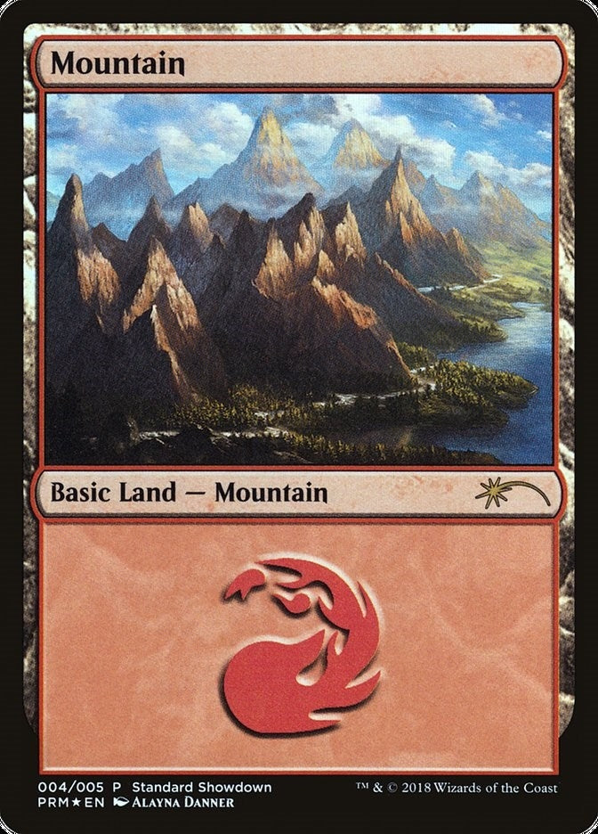 Image for Mountain (Alayna Danner) (2018) (Standard Showdown Promos) (4) - Magic: The Gathering