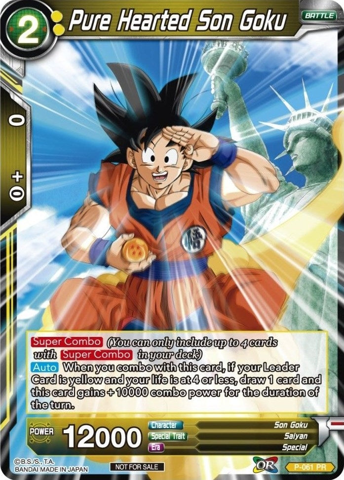 Image for Pure Hearted Son Goku (Promotion Cards) (P-061) - Dragon Ball Super: Masters