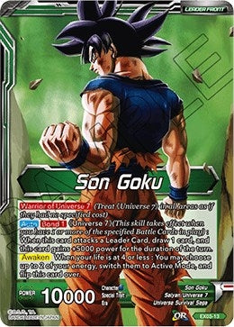 Image for Son Goku // Explosive Power Son Goku (Expansion Deck Box Set 03: Ultimate Box) (EX03-13) - Dragon Ball Super: Masters