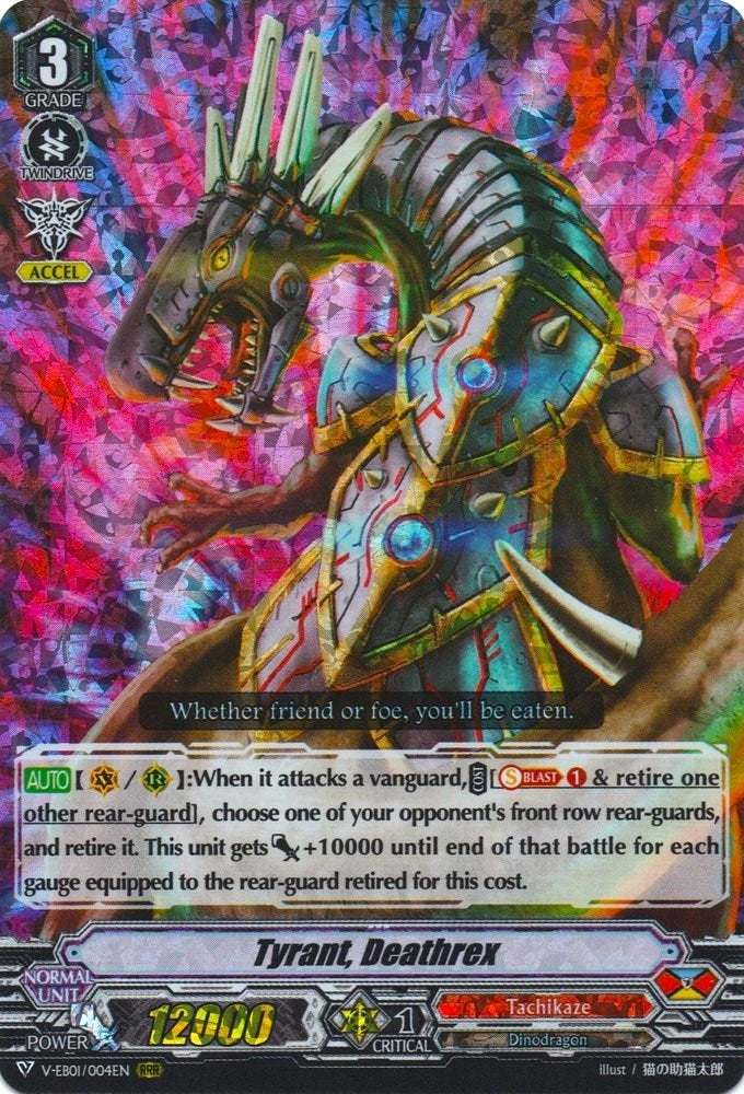 Image for Tyrant, Deathrex (V-EB01: The Destructive Roar) (V-EB01/004EN) - Cardfight Vanguard
