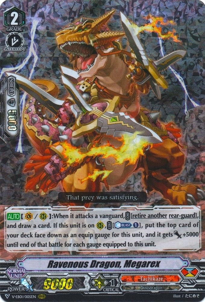 Image for Ravenous Dragon, Megarex (V-EB01: The Destructive Roar) (V-EB01/005EN) - Cardfight Vanguard