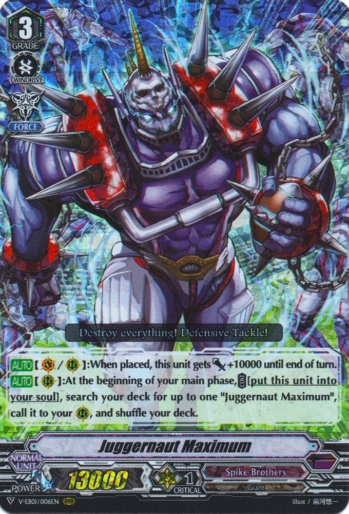 Image for Juggernaut Maximum (V-EB01: The Destructive Roar) (V-EB01/006EN) - Cardfight Vanguard