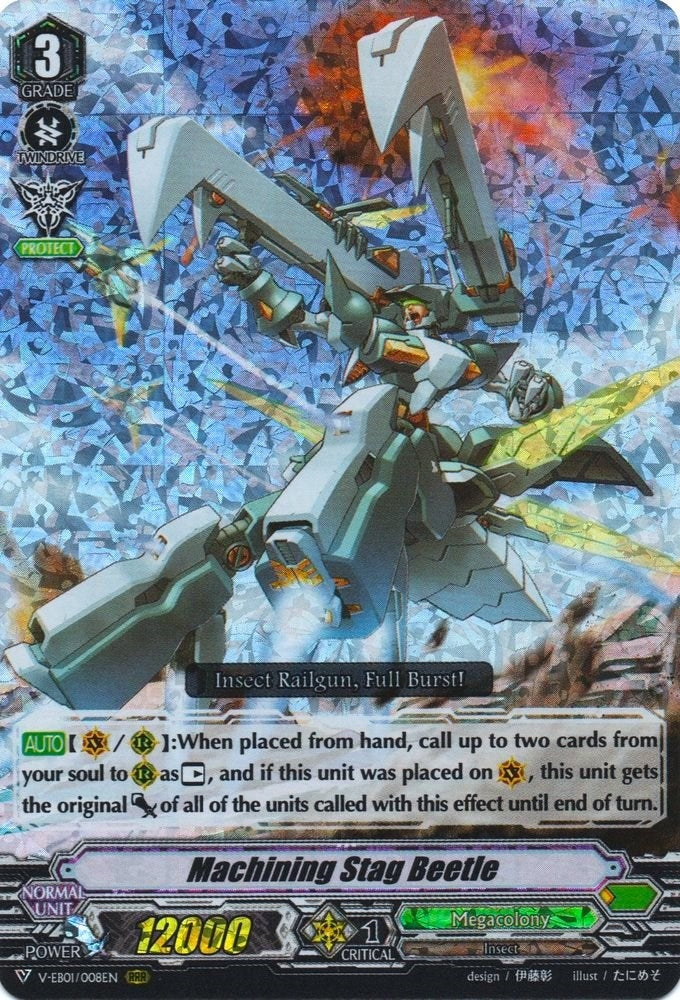 Image for Machining Stag Beetle (V-EB01: The Destructive Roar) (V-EB01/008EN) - Cardfight Vanguard