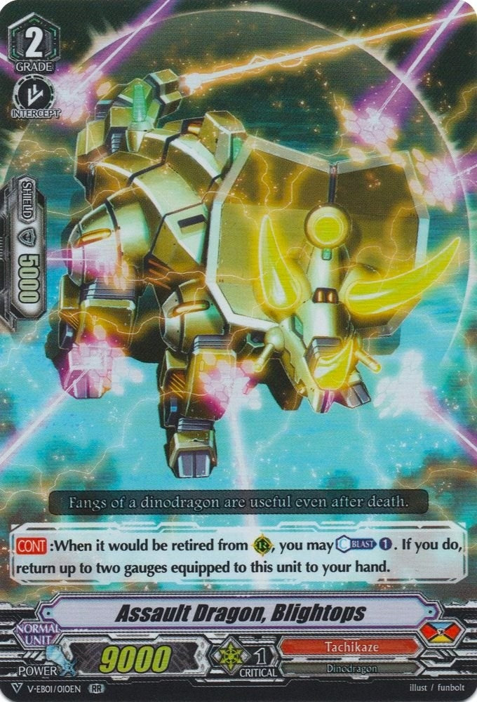 Image for Assault Dragon, Blightops (V-EB01: The Destructive Roar) (V-EB01/010EN) - Cardfight Vanguard