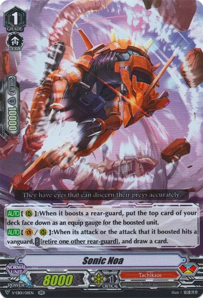 Image for Sonic Noa (V-EB01: The Destructive Roar) (V-EB01/011EN) - Cardfight Vanguard