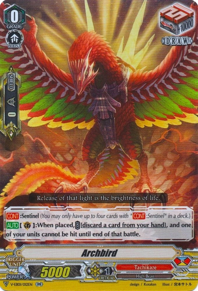 Image for Archbird (V-EB01: The Destructive Roar) (V-EB01/012EN) - Cardfight Vanguard