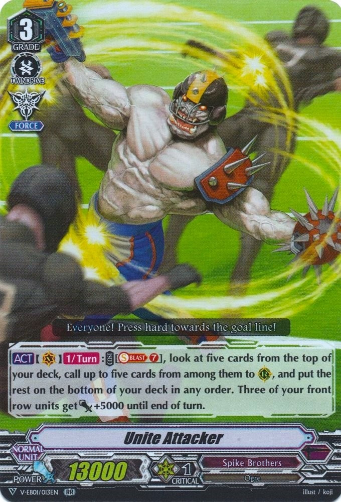 Image for Unite Attacker (V-EB01: The Destructive Roar) (V-EB01/013EN) - Cardfight Vanguard