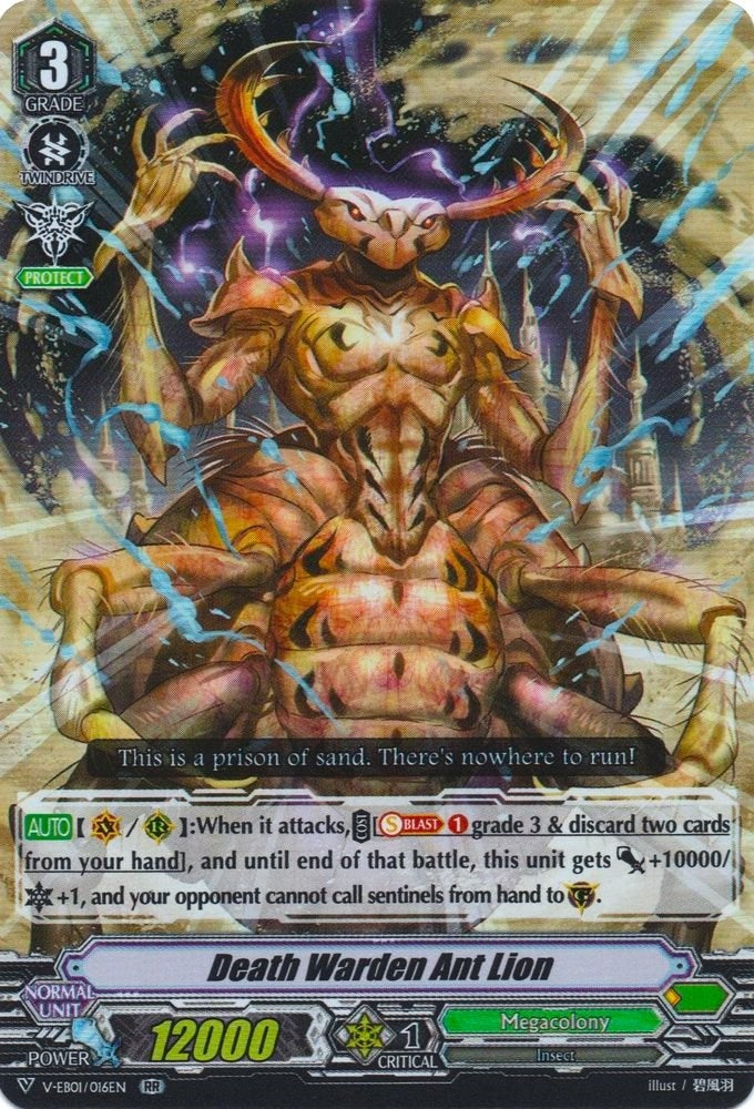 Image for Death Warden Ant Lion (V-EB01: The Destructive Roar) (V-EB01/016EN) - Cardfight Vanguard