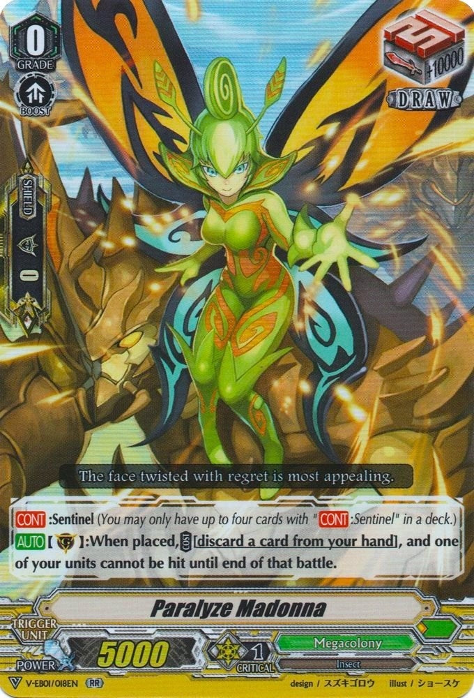 Image for Paralyze Madonna (V-EB01: The Destructive Roar) (V-EB01/018EN) - Cardfight Vanguard