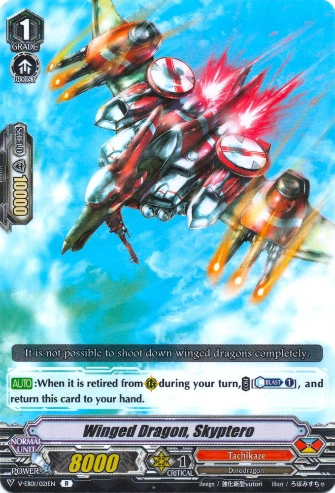 Image for Winged Dragon, Skyptero (V-EB01: The Destructive Roar) (V-EB01/021EN) - Cardfight Vanguard