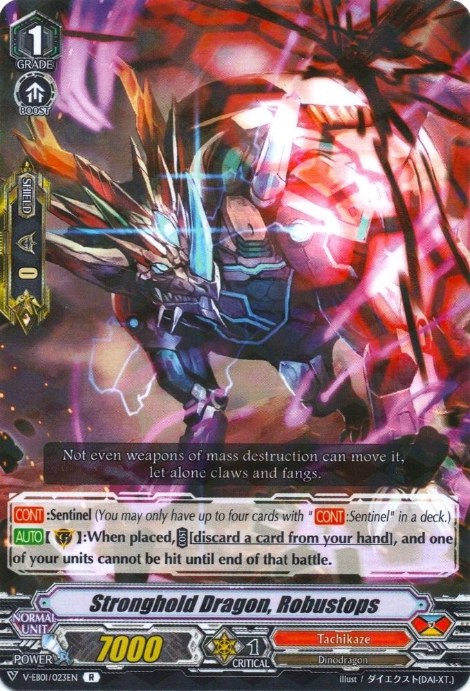 Image for Stronghold Dragon, Robustops (V-EB01: The Destructive Roar) (V-EB01/023EN) - Cardfight Vanguard