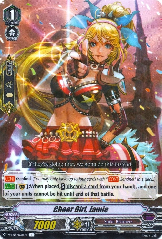 Image for Cheer Girl, Jamie (V-EB01: The Destructive Roar) (V-EB01/028EN) - Cardfight Vanguard
